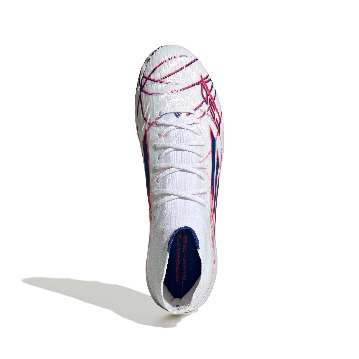 F50 SPARKFUSION ELITE FG/AG TR (WHITE/BLUE/RED)