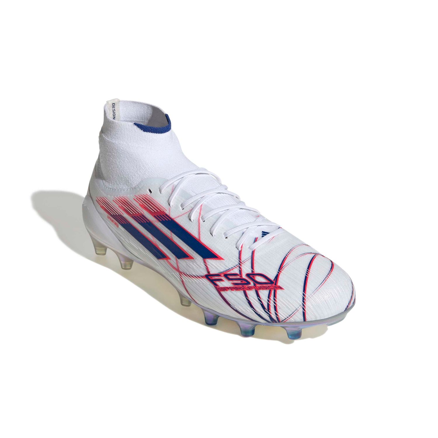 F50 SPARKFUSION ELITE FG/AG TR (WHITE/BLUE/RED)