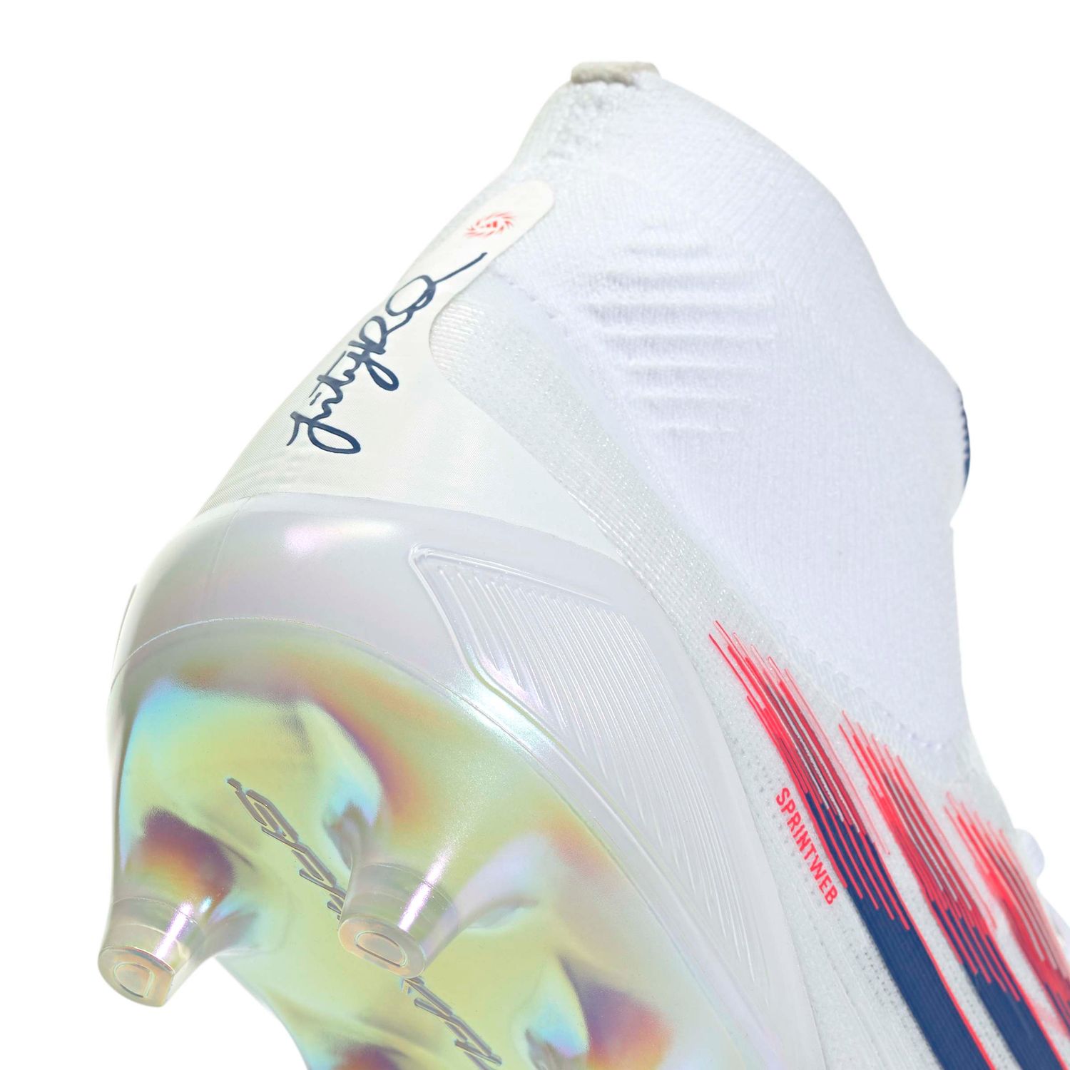 F50 SPARKFUSION ELITE FG/AG TR (WHITE/BLUE/RED)