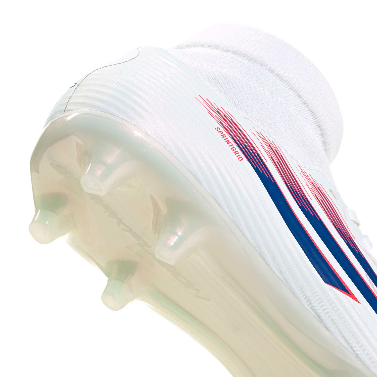 F50 SPARKFUSION LEAGUE FG/AG TR (WHITE/BLUE/RED)