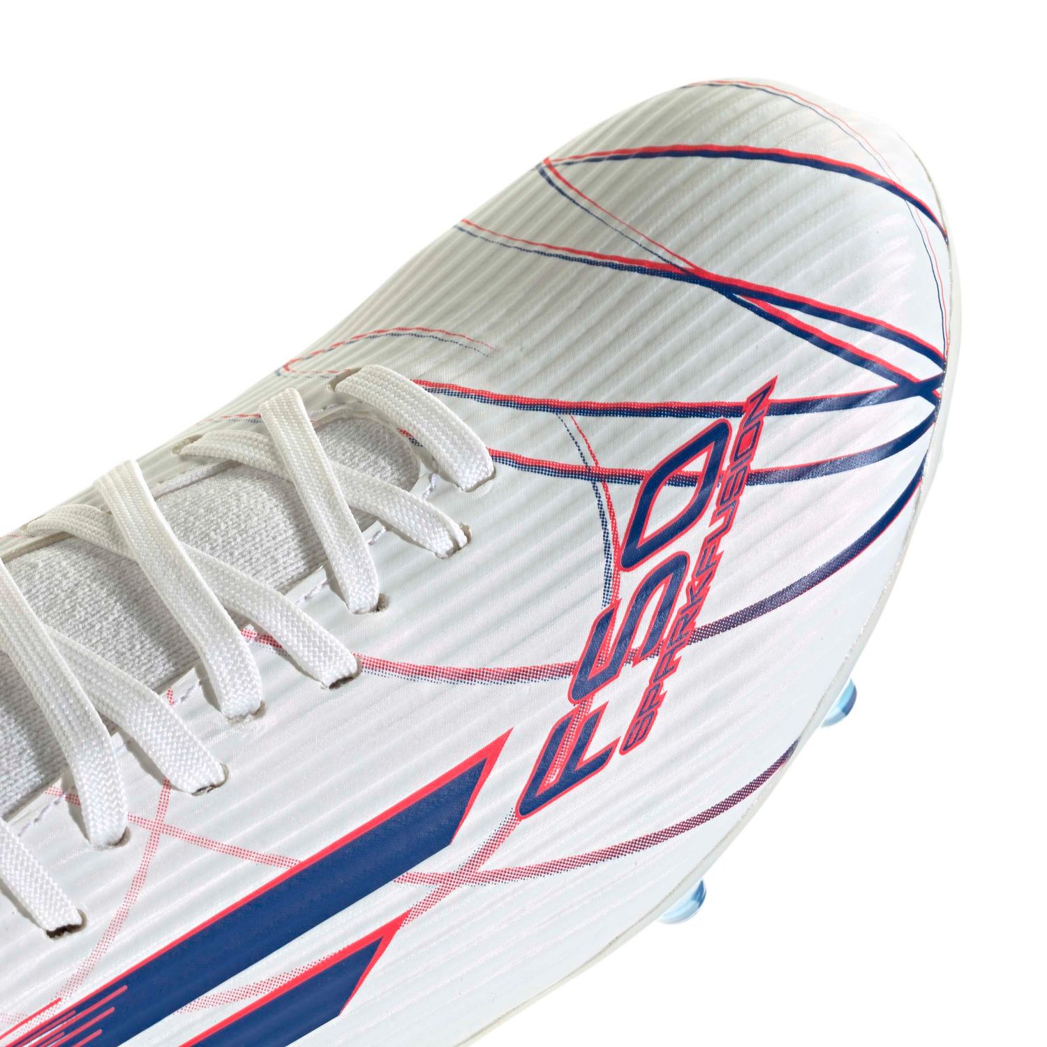 F50 SPARKFUSION LEAGUE FG/AG TR (WHITE/BLUE/RED)