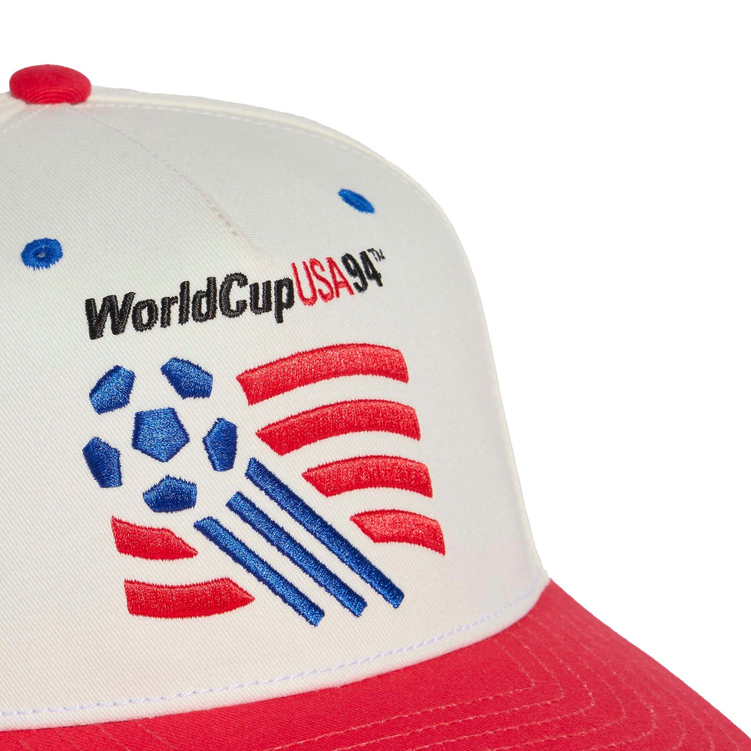 WORLD CUP USA 1994 FAN CAP (WHITE/RED)