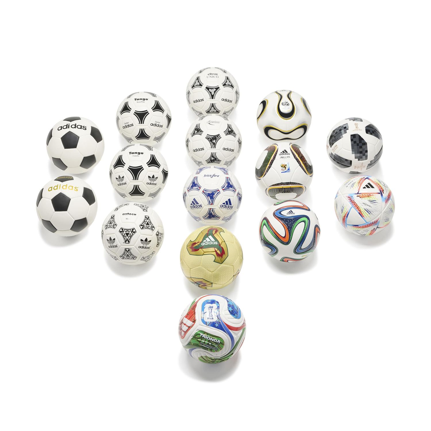 WORLD CUP HISTORICAL MINI BALL SET