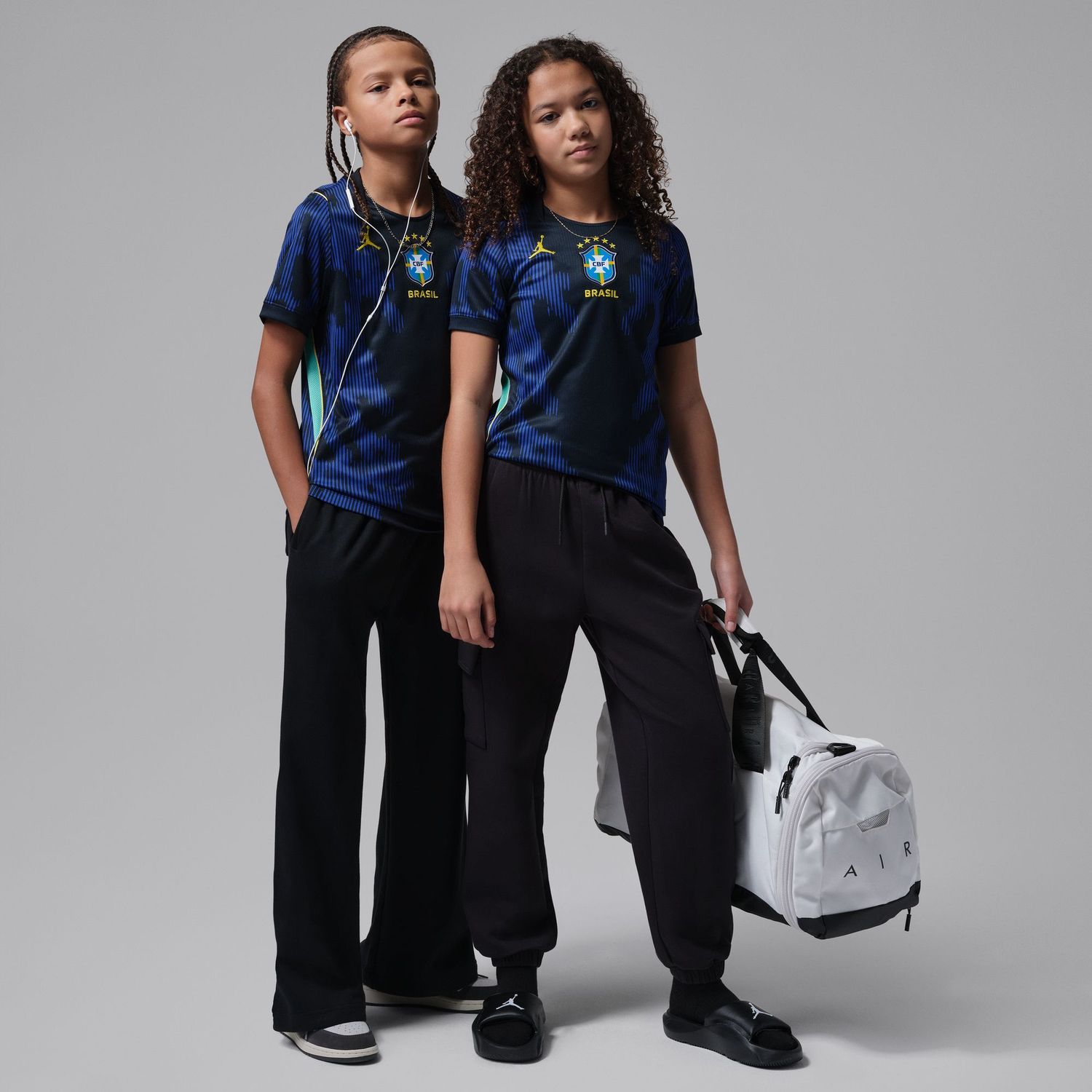 BRAZIL 2026 AWAY JERSEY YOUTH (BLUE/BLACK)