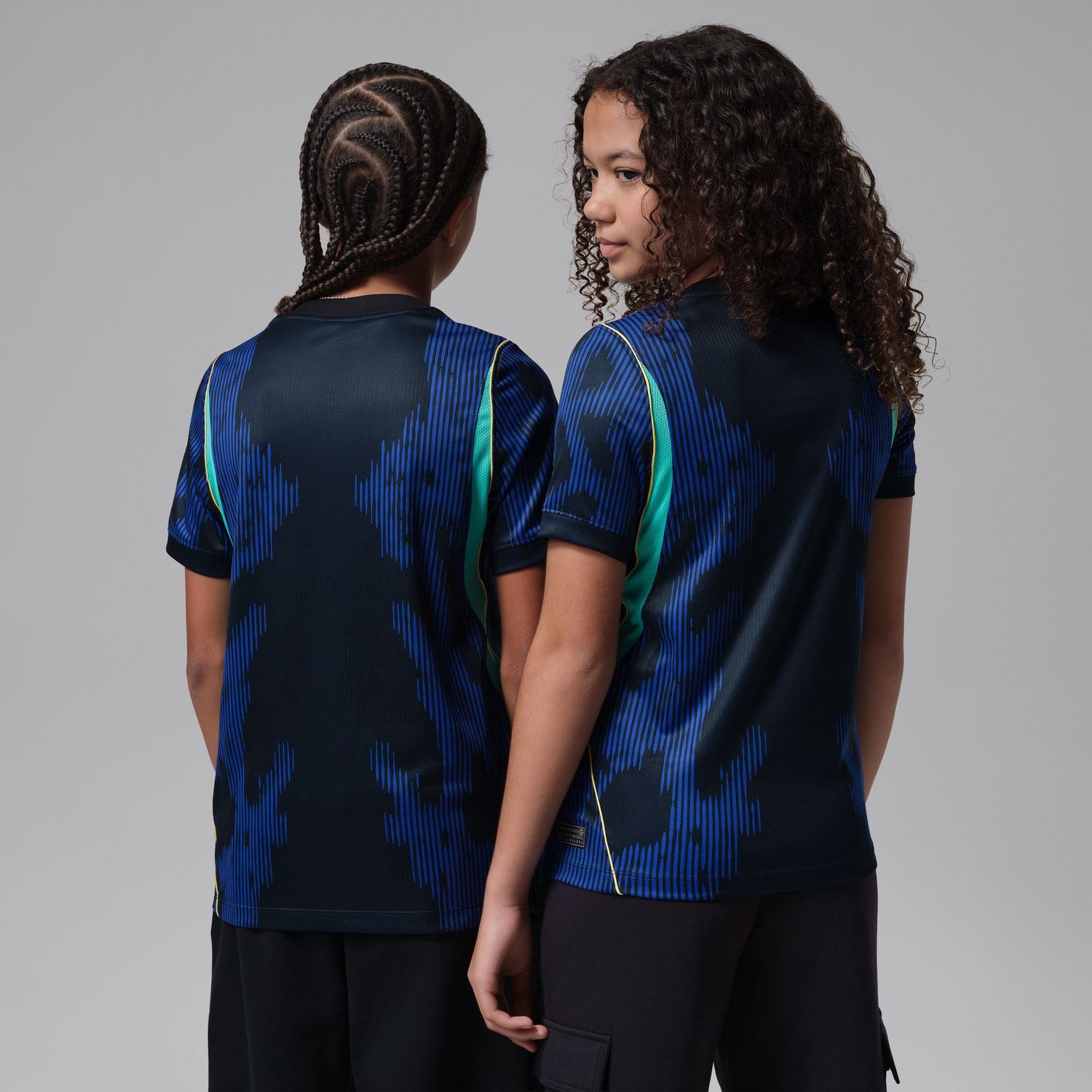 BRAZIL 2026 AWAY JERSEY YOUTH (BLUE/BLACK)