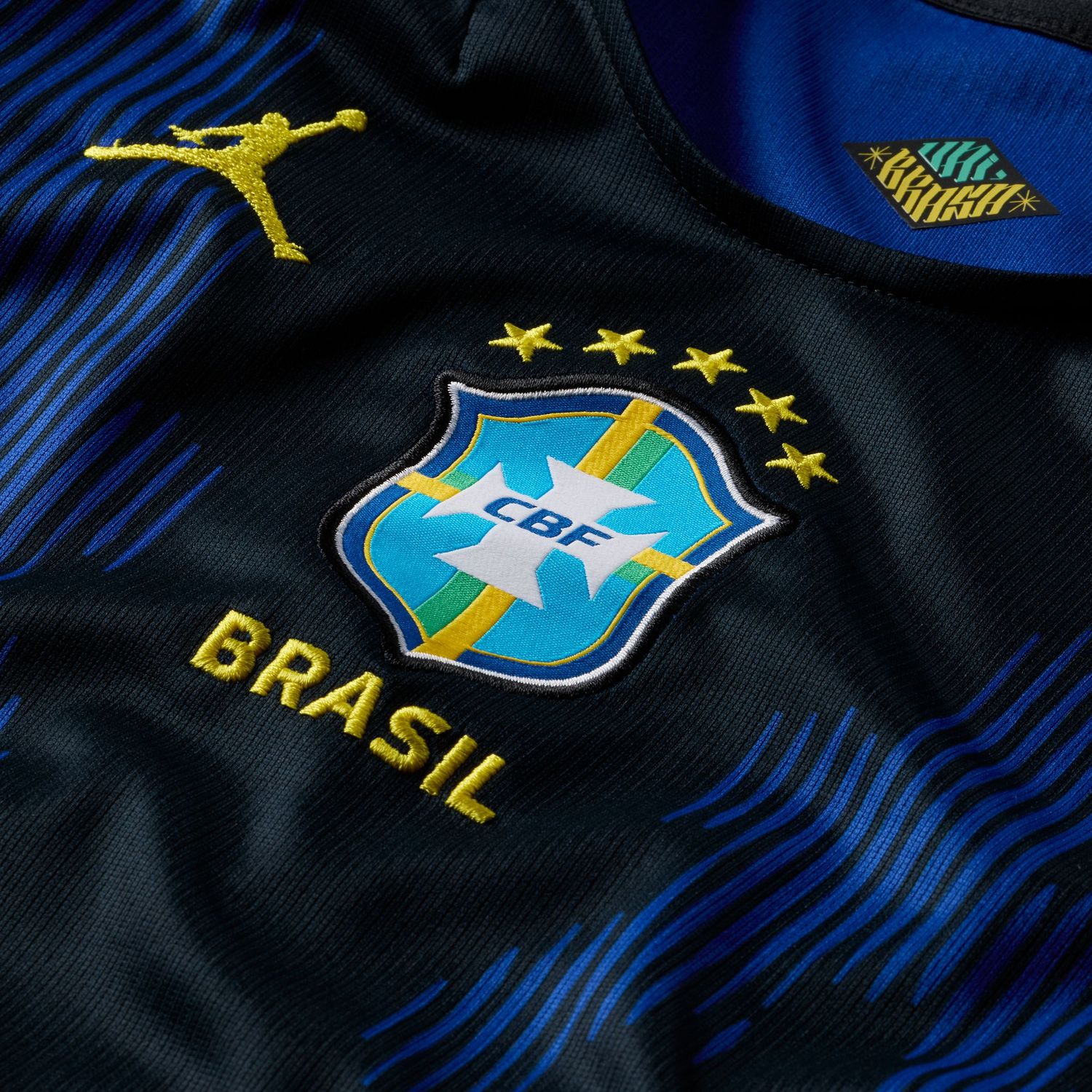 BRAZIL 2026 AWAY JERSEY YOUTH (BLUE/BLACK)