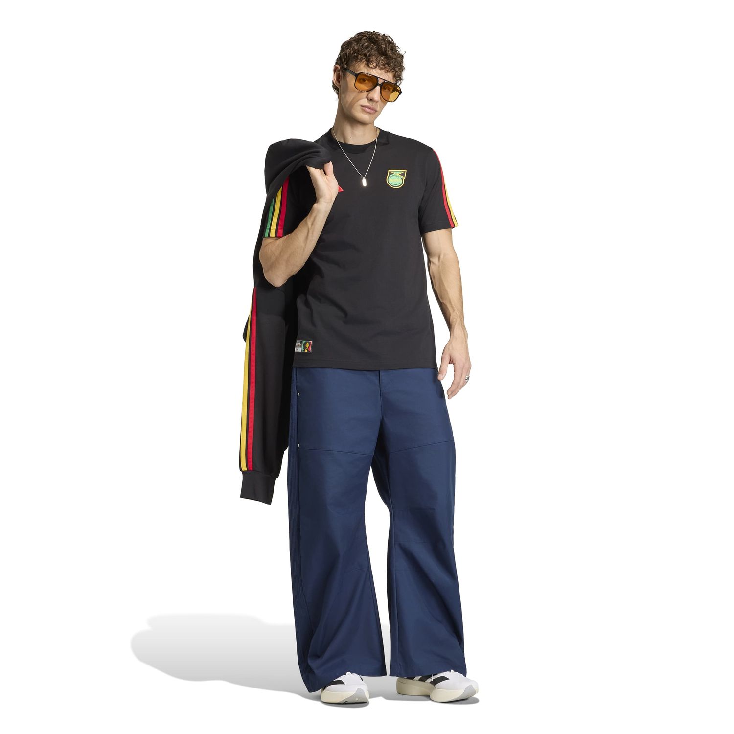 JAMAICA  X BOB MARLEY 2026 DNA T-SHIRT (BLACK)