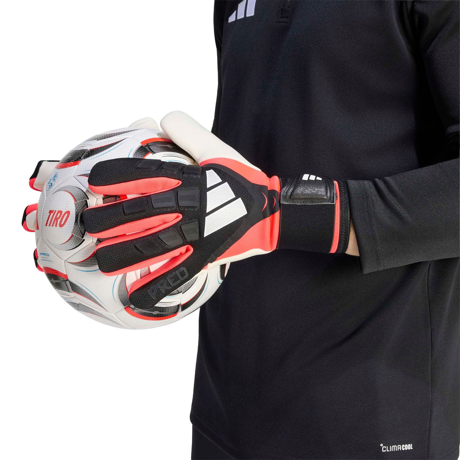 PREDATOR COMPETITION GK GLOVES (BLACK/RED/WHITE)