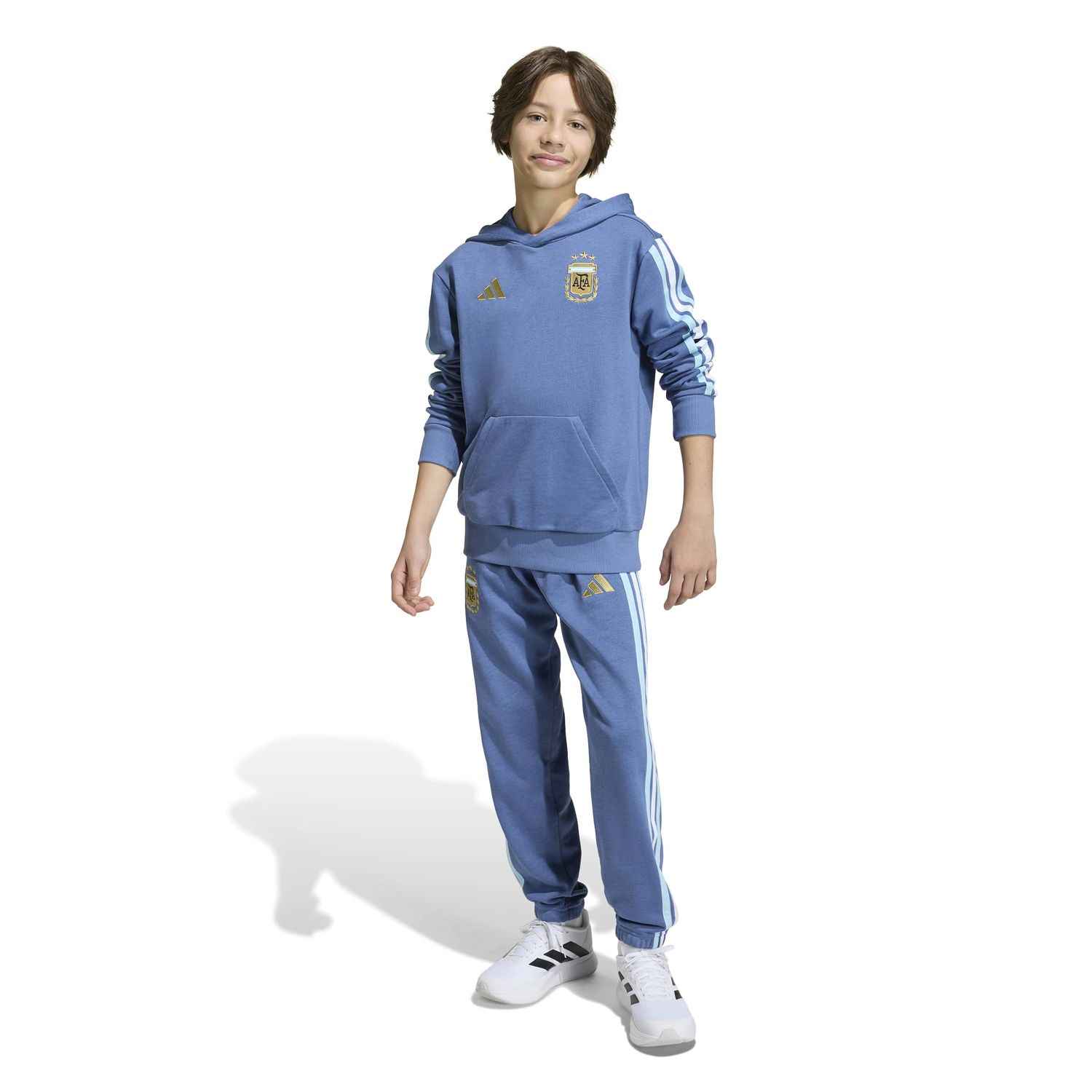 ARGENTINA 2026 DNA FLEECE HOODIE YOUTH (BLUE)