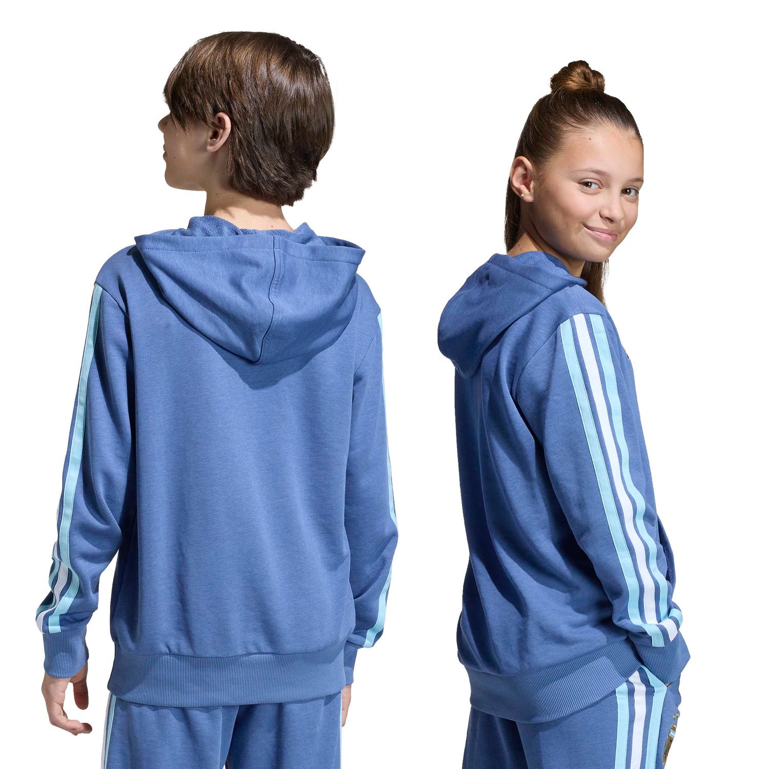 ARGENTINA 2026 DNA FLEECE HOODIE YOUTH (BLUE)