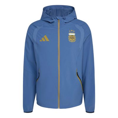 ARGENTINA 2026 TIRO TRAVEL FULL ZIP WINDBREAKER JACKET (BLUE)