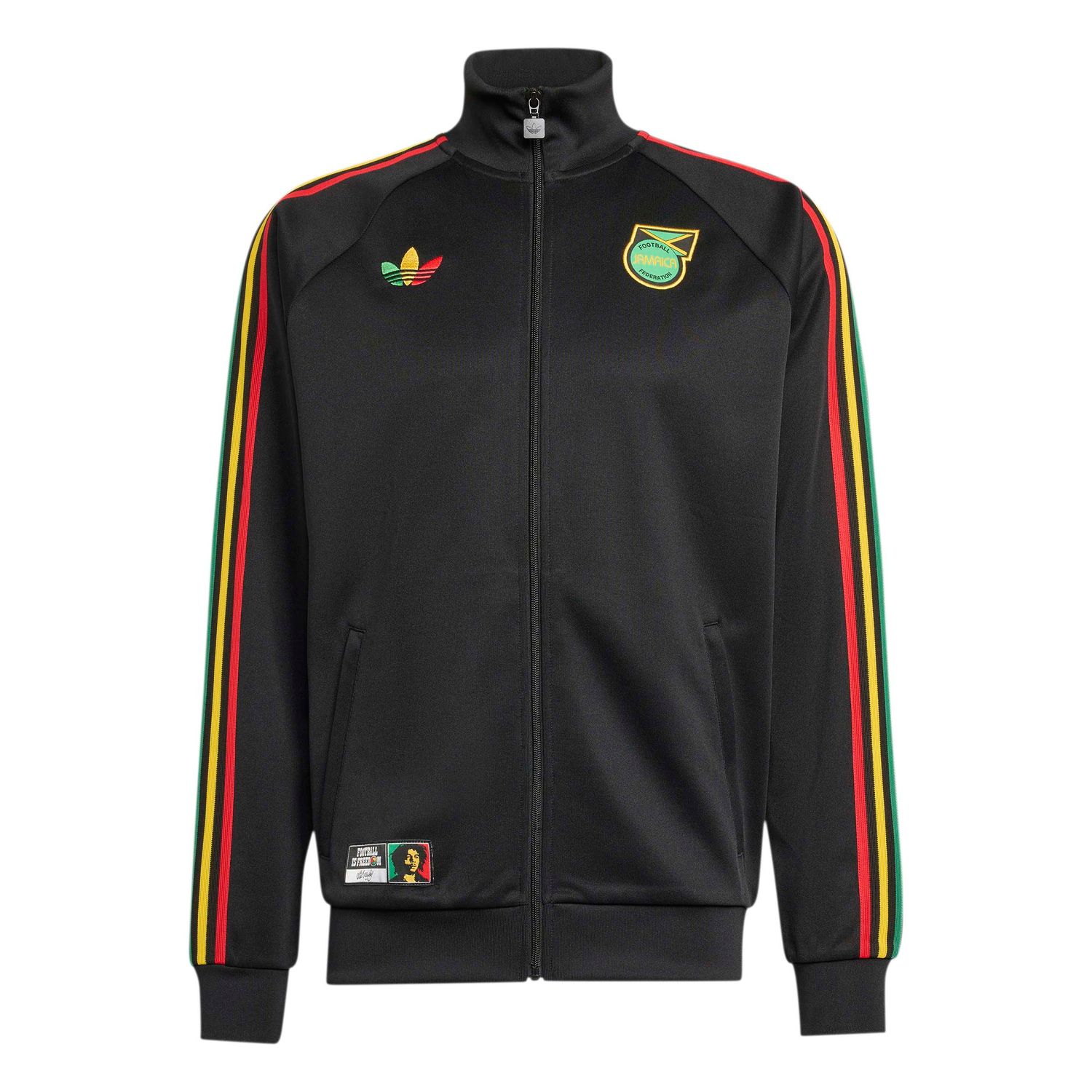 JAMAICA X BOB MARLEY ORIGINALS TRACK JACKET (BLACK)