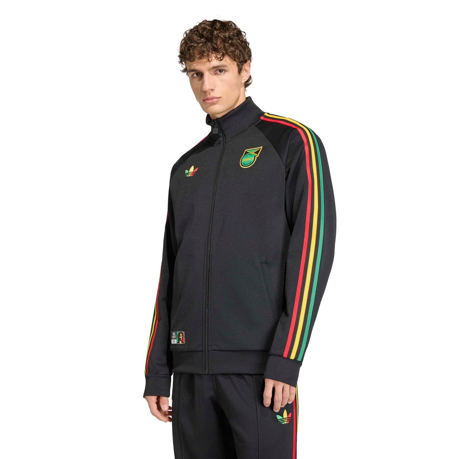 JAMAICA X BOB MARLEY ORIGINALS TRACK JACKET (BLACK)