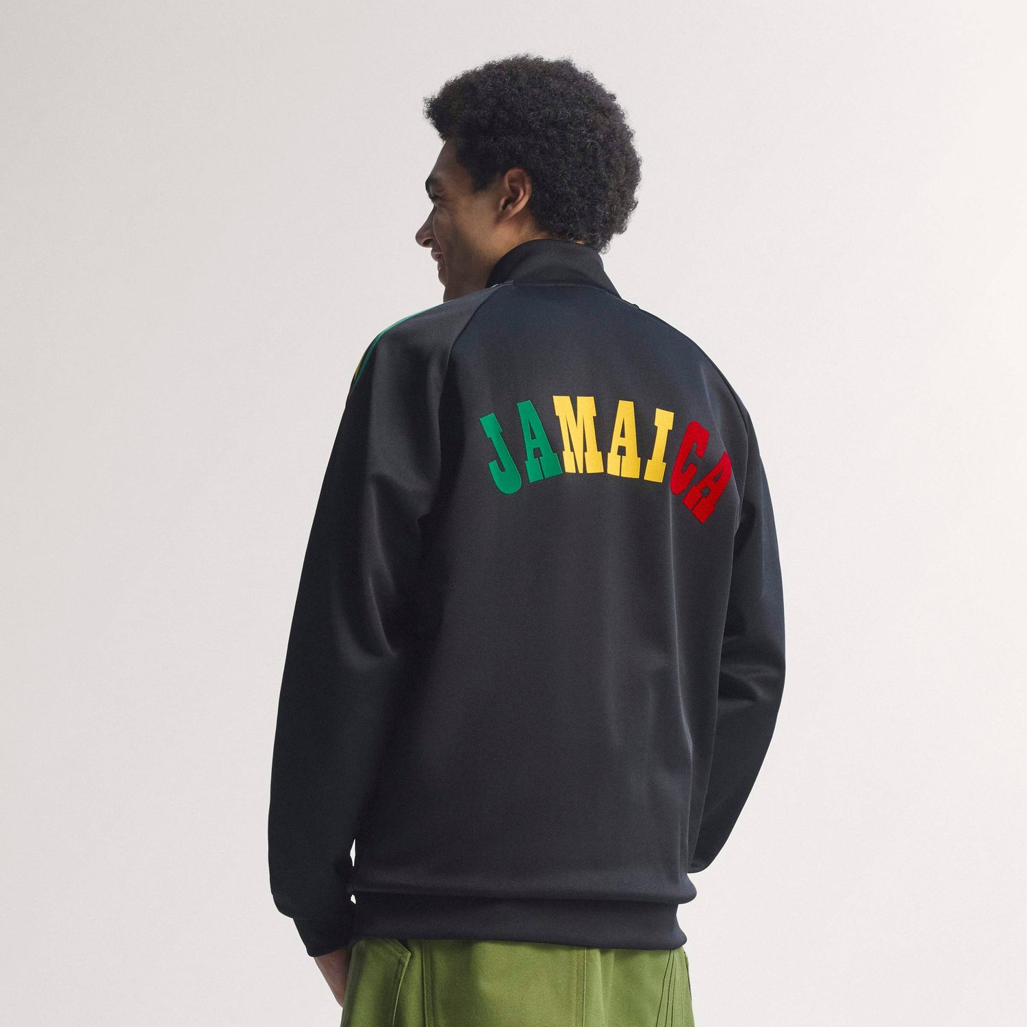 JAMAICA X BOB MARLEY ORIGINALS TRACK JACKET (BLACK)