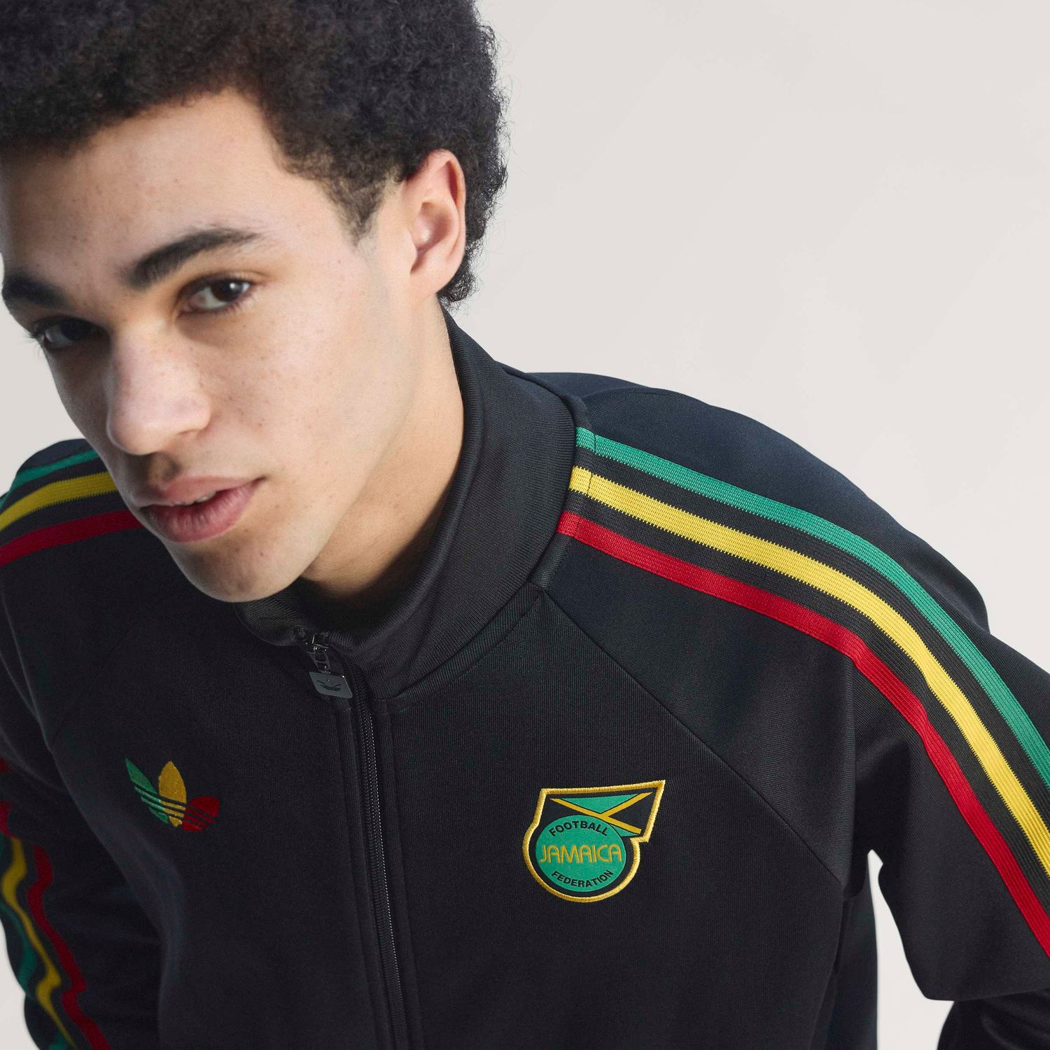 JAMAICA X BOB MARLEY ORIGINALS TRACK JACKET (BLACK)