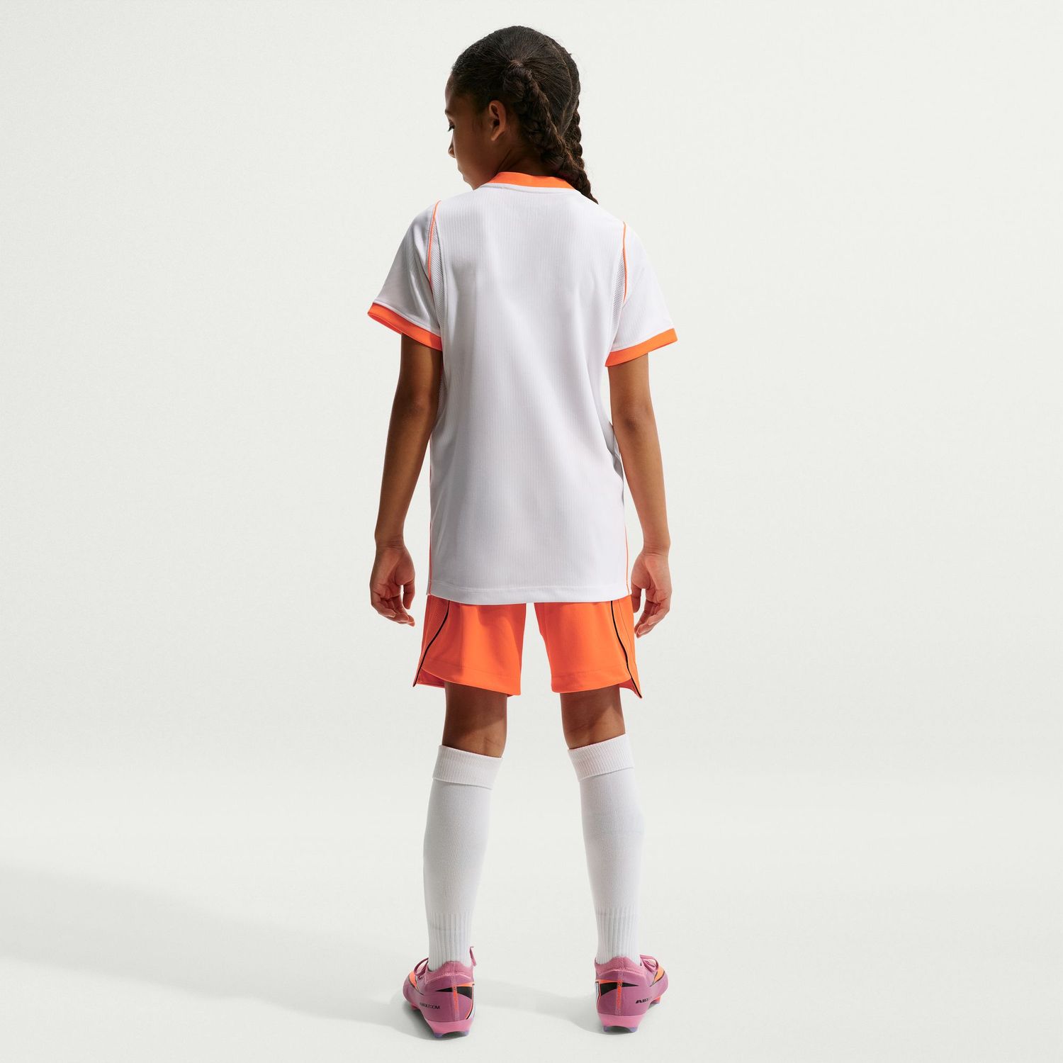 NETHERLANDS 2026 AWAY JERSEY YOUTH (WHITE/ORANGE)