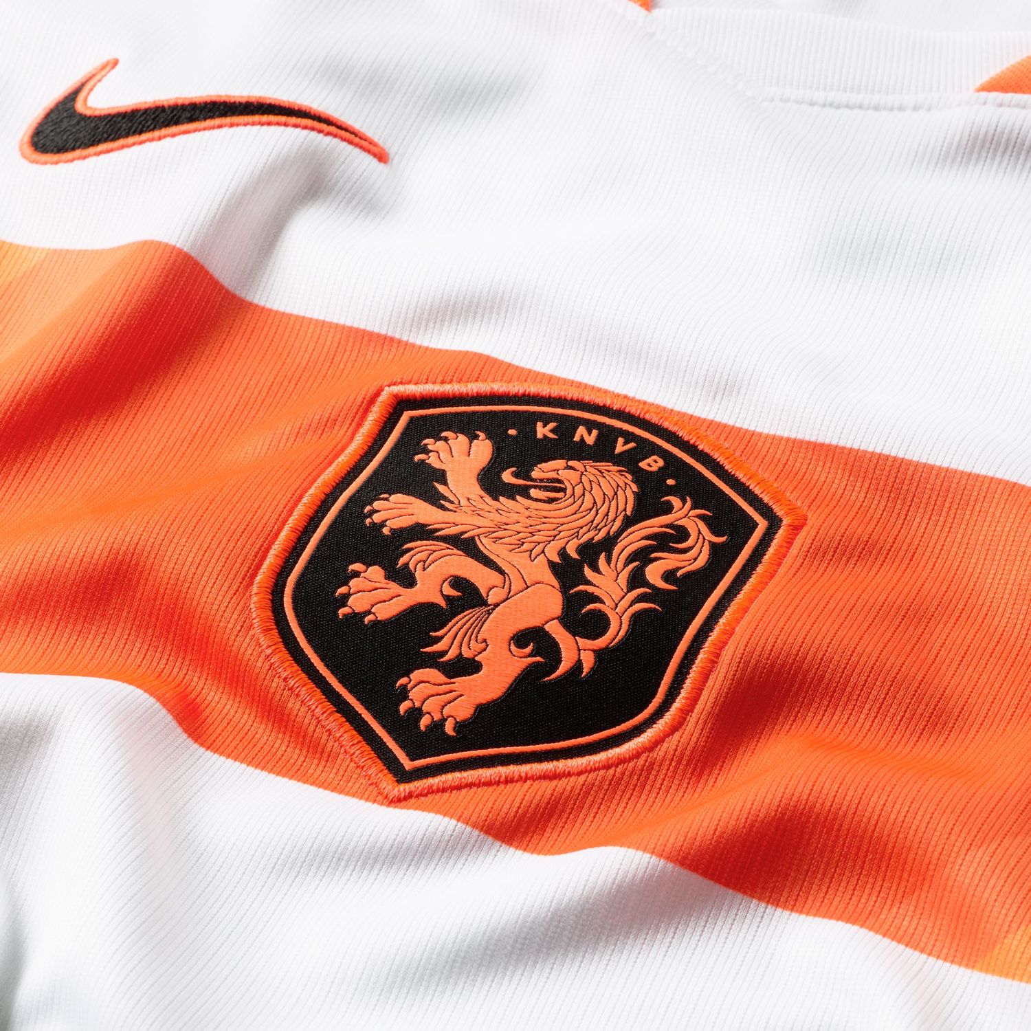 NETHERLANDS 2026 AWAY JERSEY YOUTH (WHITE/ORANGE)