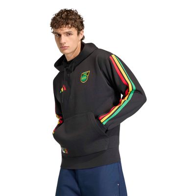 JAMAICA X BOB MARLEY 2026 DNA FLEECE HOODIE (BLACK)