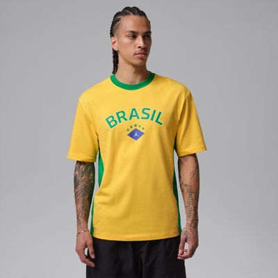 BRAZIL AIR JORDAN 85 TEE (YELLOW/GREEN)