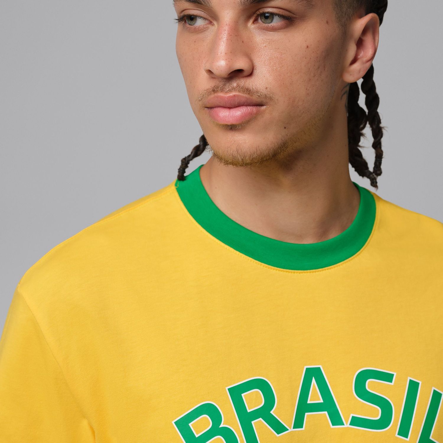 BRAZIL AIR JORDAN 85 TEE (YELLOW/GREEN)