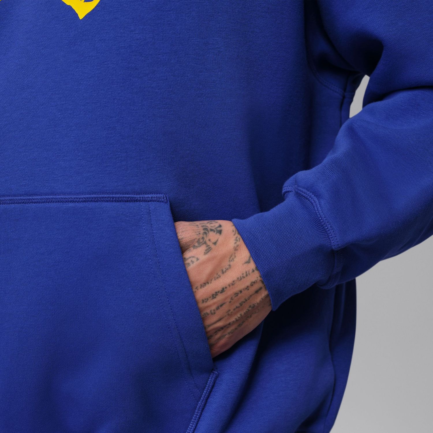 BRAZIL JORDAN BROOKLYN FLEECE HOODIE (BLUE/WHITE)