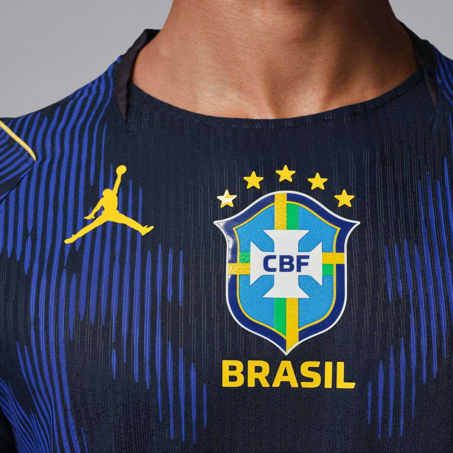BRAZIL 2026 AUTHENTIC AWAY JERSEY (BLUE/BLACK)