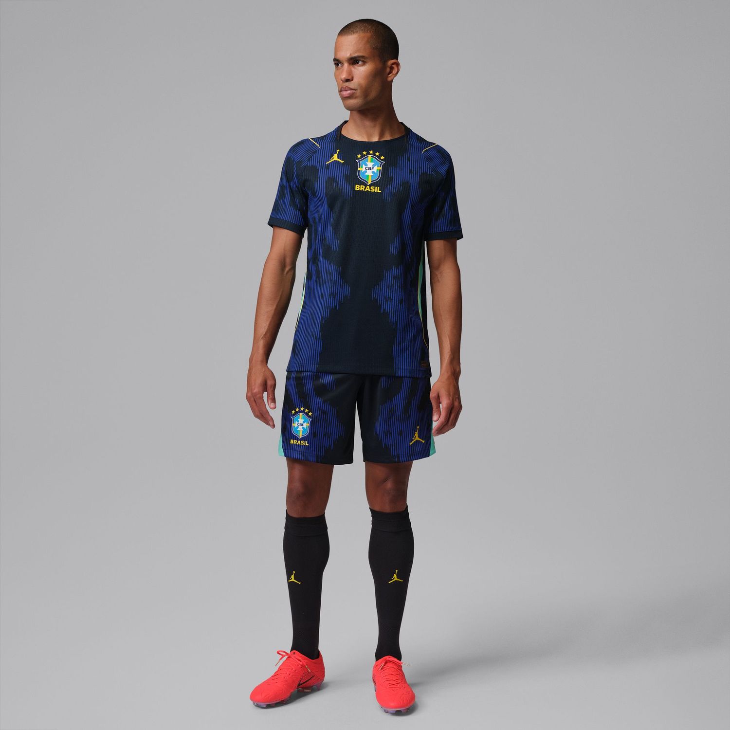 BRAZIL 2026 AUTHENTIC AWAY JERSEY (BLUE/BLACK)