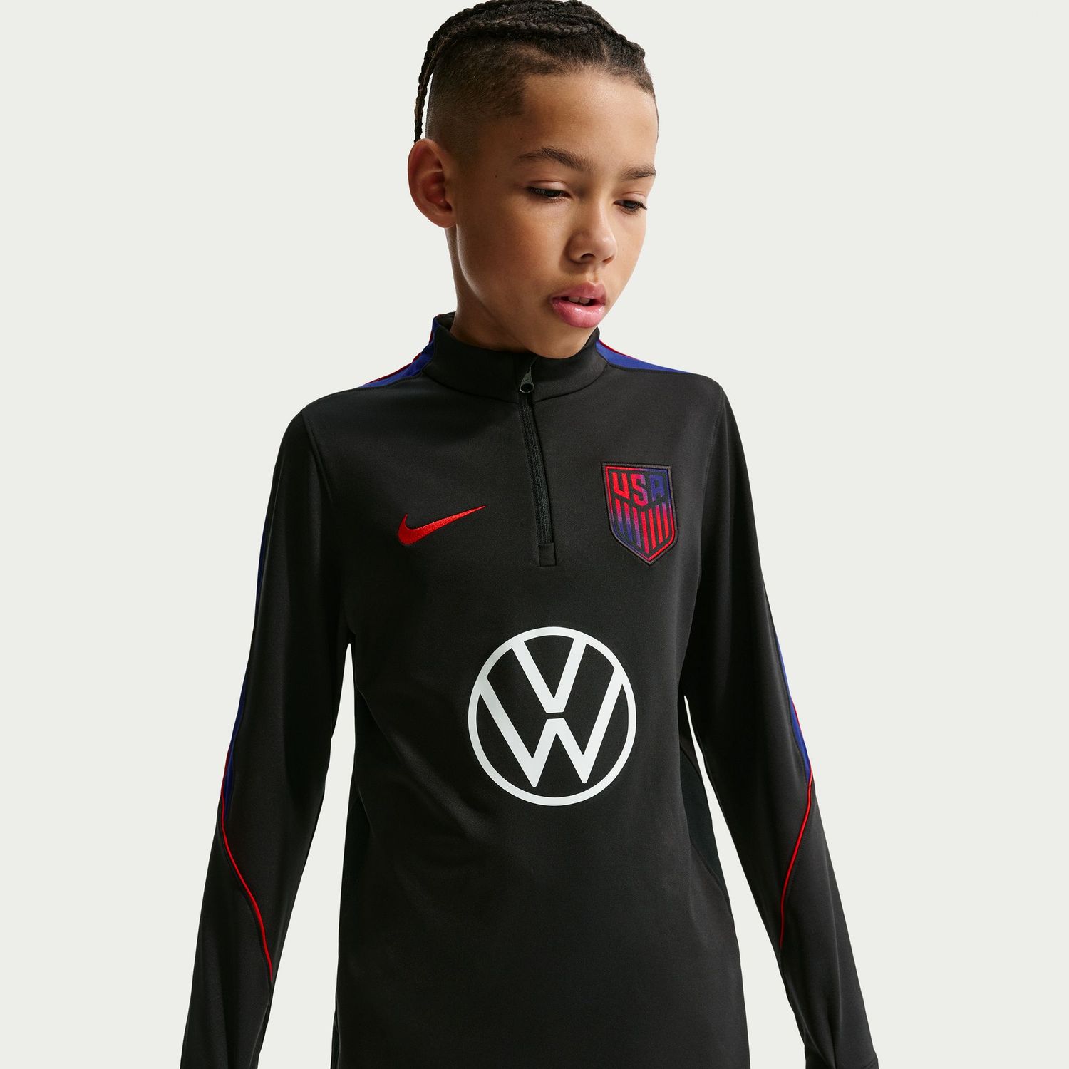 USA 2026 STRIKE DRILL TOP YOUTH (BLACK)