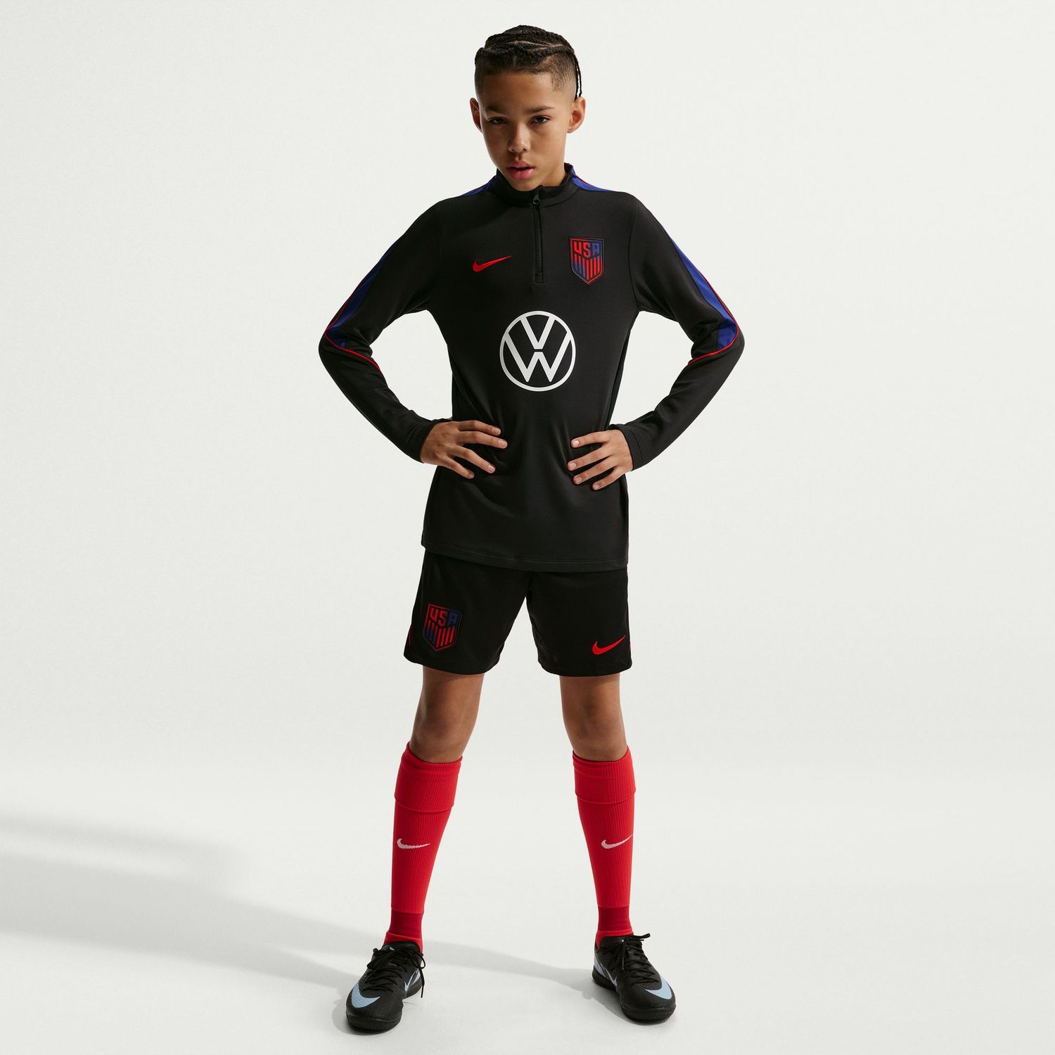 USA 2026 STRIKE DRILL TOP YOUTH (BLACK)