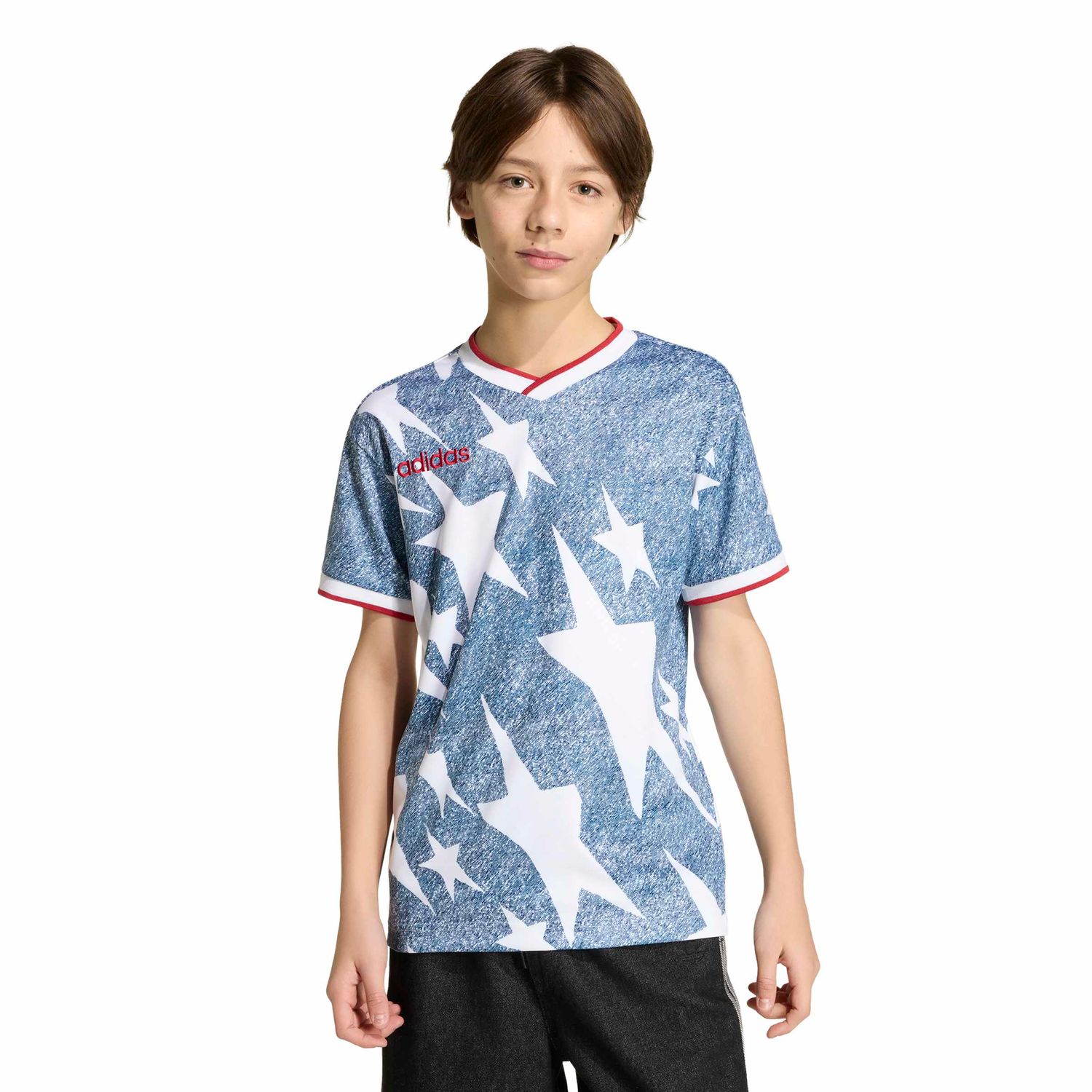 DENIM GRAPHIC JERSEY YOUTH (BLUE/WHITE)