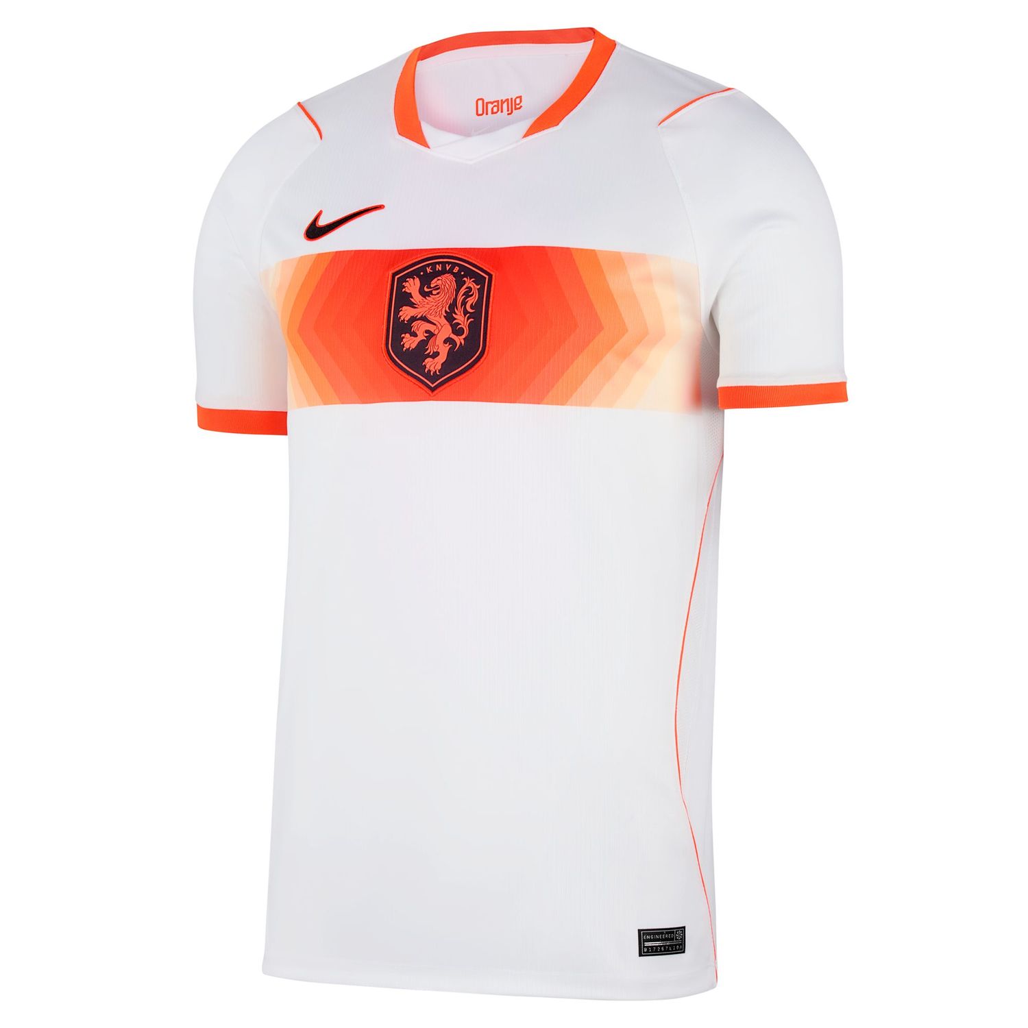 NETHERLANDS 2026 AWAY JERSEY (WHITE/ORANGE)