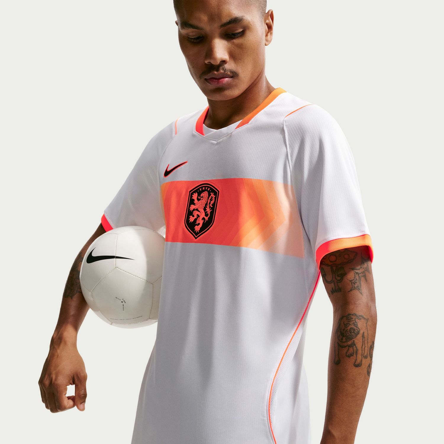 NETHERLANDS 2026 AWAY JERSEY (WHITE/ORANGE)