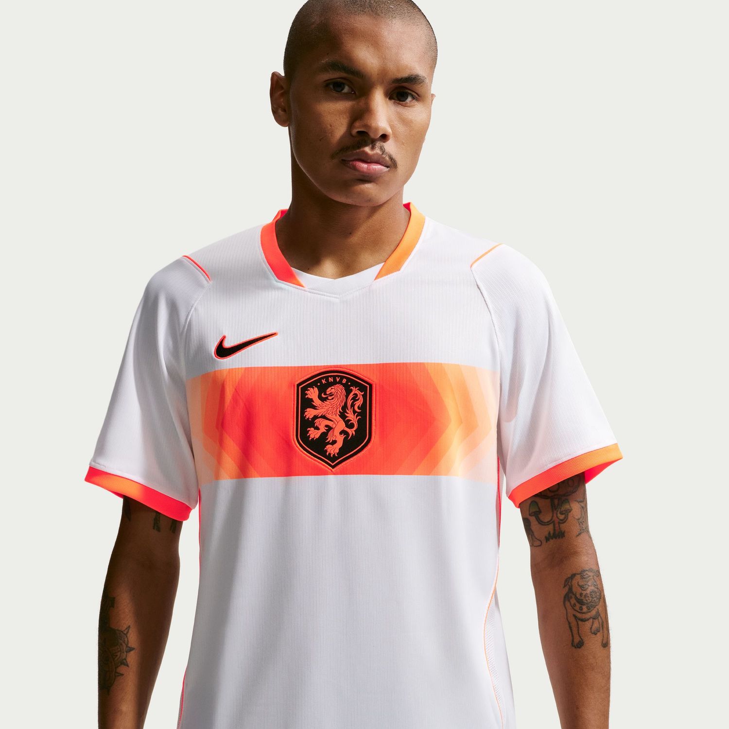 NETHERLANDS 2026 AWAY JERSEY (WHITE/ORANGE)