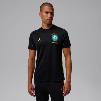 BRAZIL 2026 JORDAN STRIKE TRAINING JERSEY (BLACK)