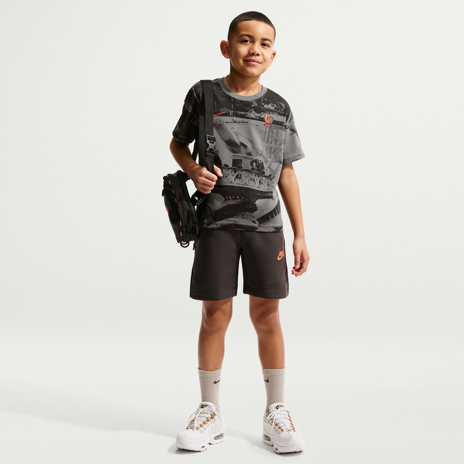 FRANCE 2026 AWAY TEE YOUTH (BLACK/GRAY)