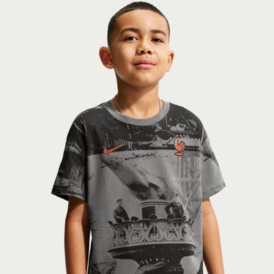 FRANCE 2026 AWAY TEE YOUTH (BLACK/GRAY)