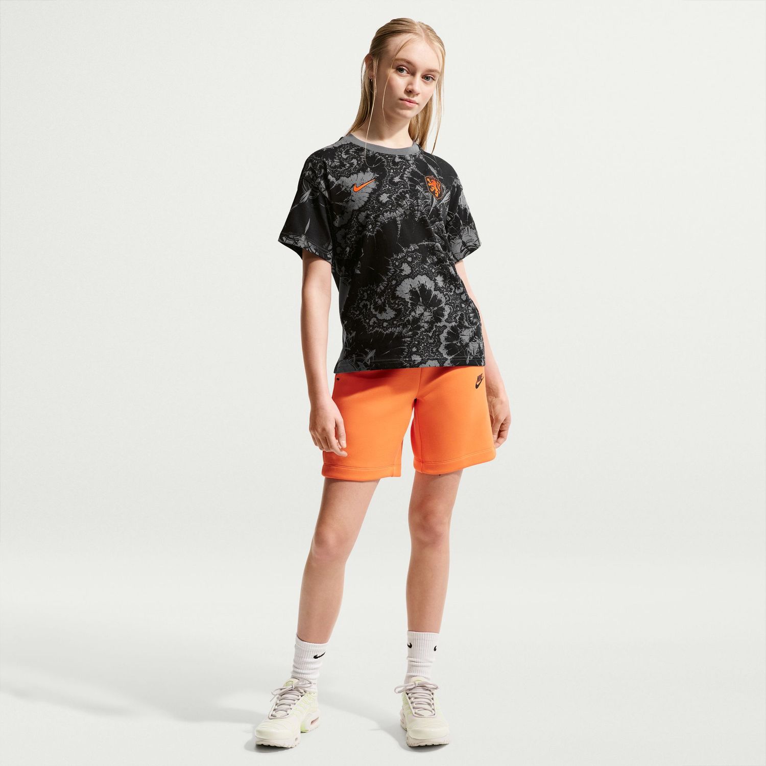 NETHERLANDS 2026 AWAY TEE YOUTH (BLACK/GRAY)