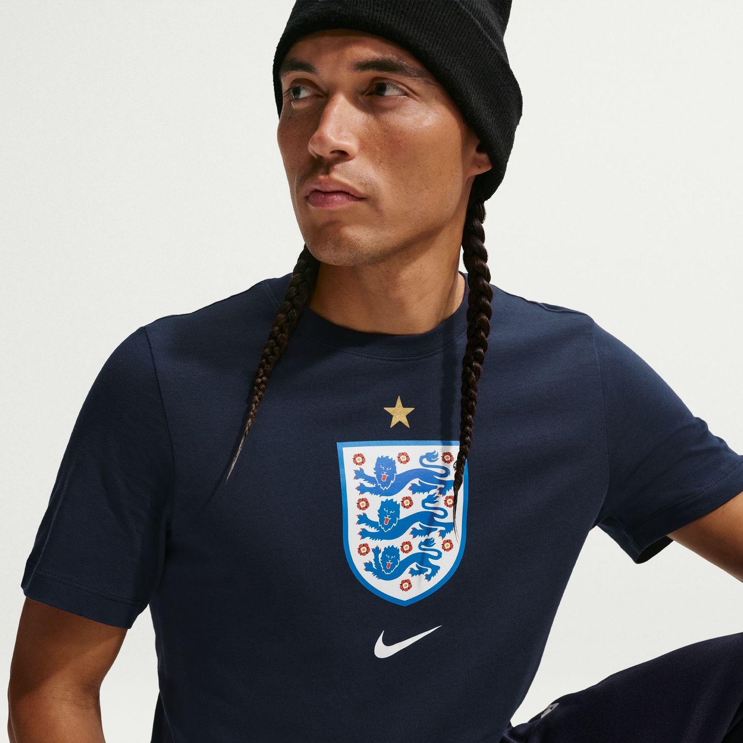 ENGLAND 2026 CREST TEE (NAVY)