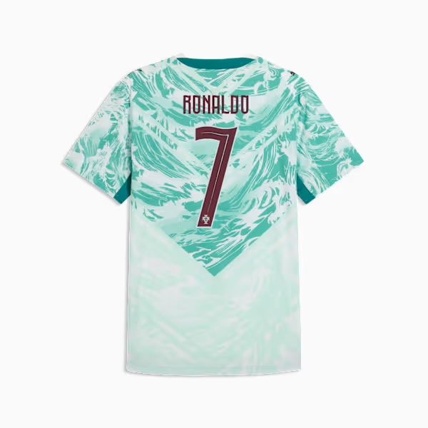 RONALDO PORTUGAL 2026 AWAY AUTHENTIC JERSEY (WHITE/GREEN)