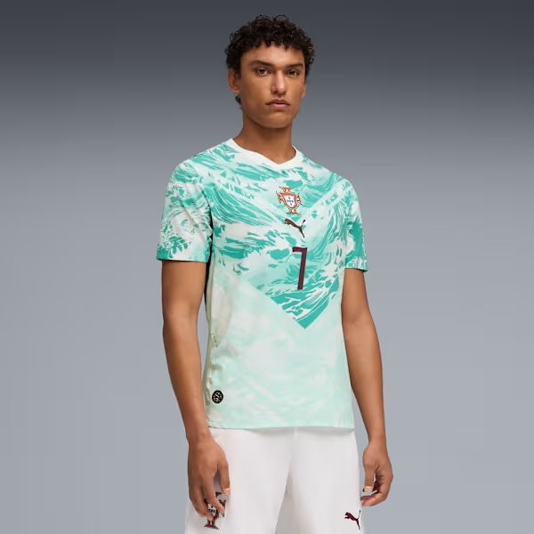 RONALDO PORTUGAL 2026 AWAY AUTHENTIC JERSEY (WHITE/GREEN)