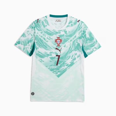 RONALDO PORTUGAL 2026 AWAY JERSEY (WHITE/GREEN)
