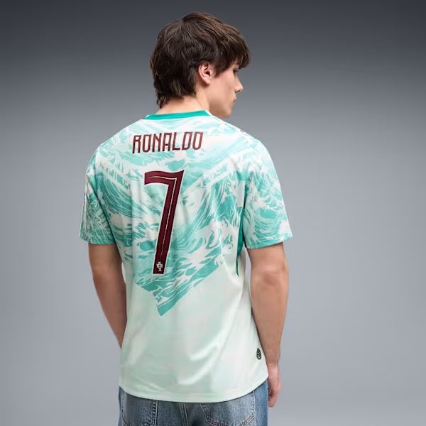 RONALDO PORTUGAL 2026 AWAY JERSEY (WHITE/GREEN)