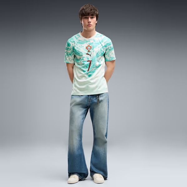 RONALDO PORTUGAL 2026 AWAY JERSEY (WHITE/GREEN)