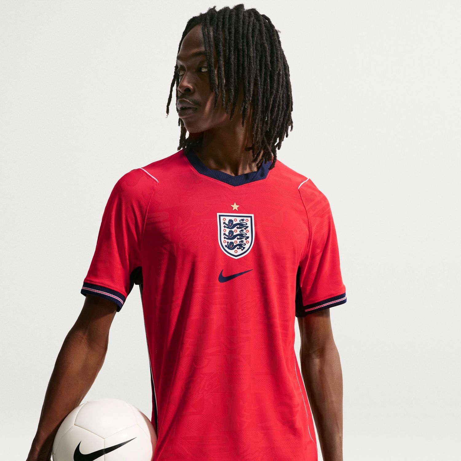 ENGLAND 2026 AUTHENTIC AWAY JERSEY (RED)