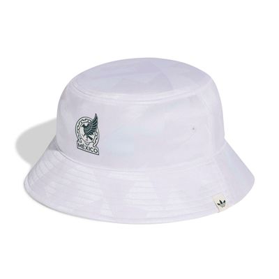 MEXICO 2026  3-STRIPE BUCKET HAT (WHITE)