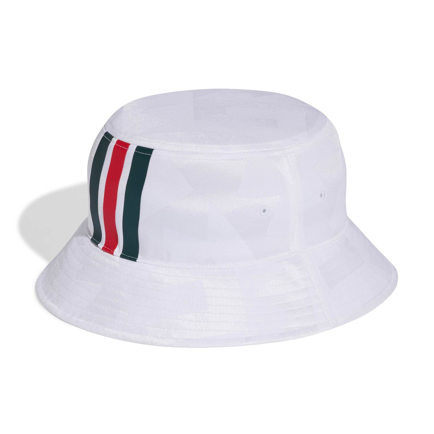 MEXICO 2026  3-STRIPE BUCKET HAT (WHITE)