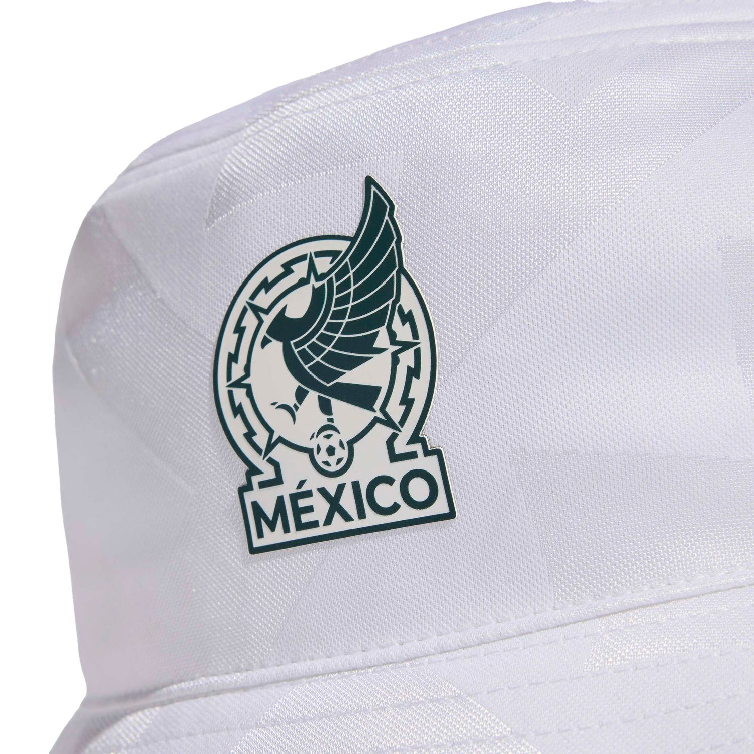 MEXICO 2026  3-STRIPE BUCKET HAT (WHITE)