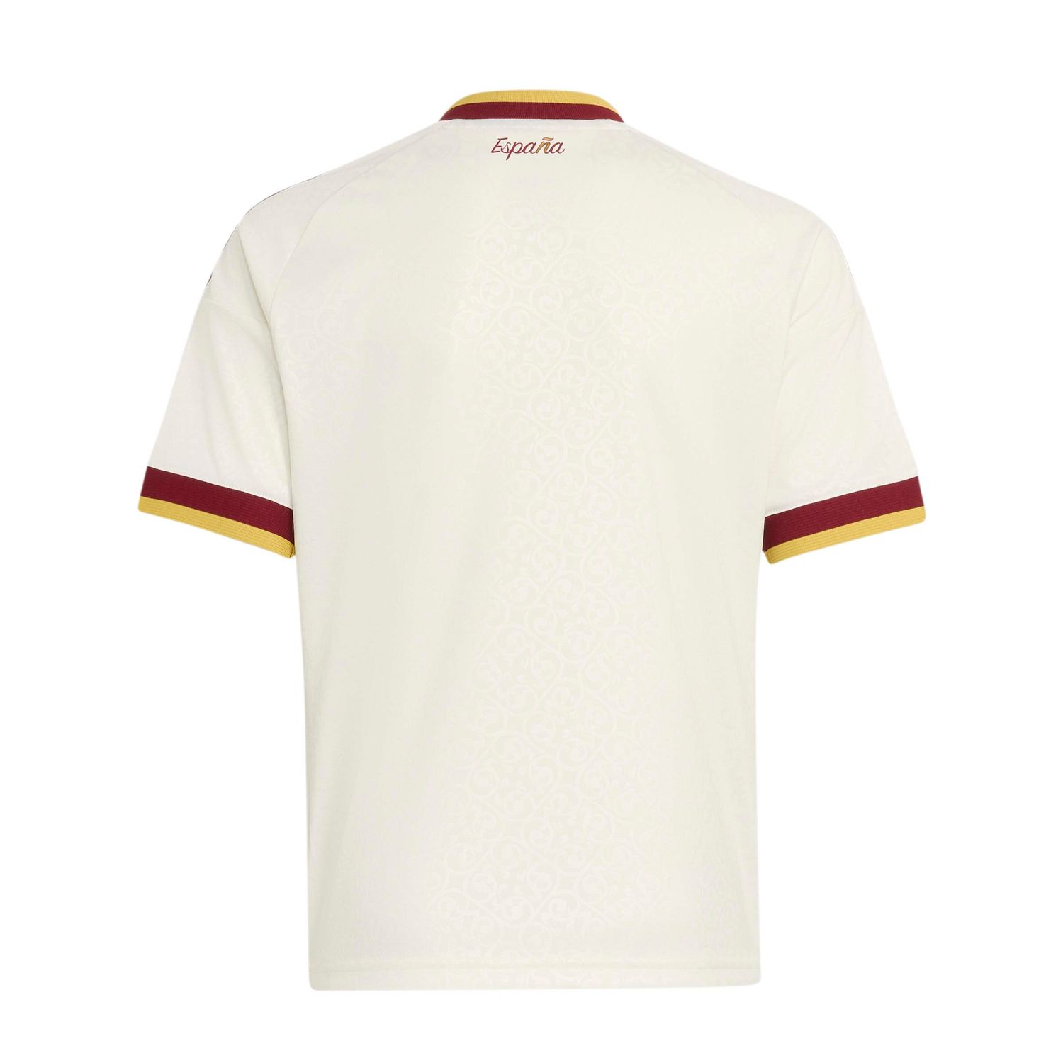 SPAIN 2026 AWAY JERSEY YOUTH (OFF WHITE/MAROON)