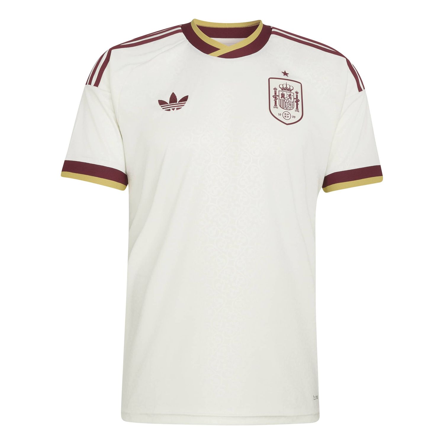 SPAIN 2026 AWAY JERSEY (OFF WHITE/MAROON)