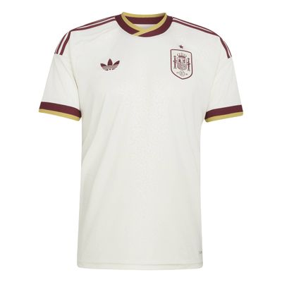 SPAIN 2026 AWAY JERSEY (OFF WHITE/MAROON)